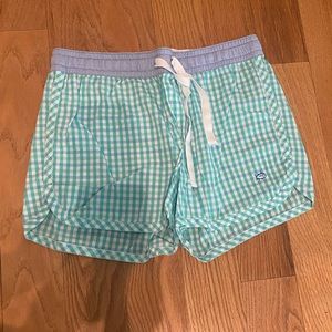 Southern Tide Gingham Lounge Shorts